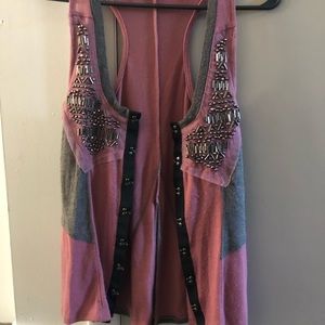 BKE Gimmicks Vest with Beading